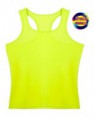 CAMISETA TÉCNICA TIRANTES NADADOR MUJER AMARILLA FLUOR